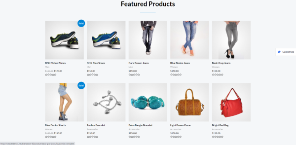 Сайт для онлайн-магазина одежды
